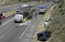 Les víctimes mortals en carretera augmenten un 30% a Lleida el 2015