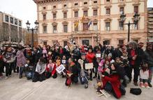 Protesta a Lleida per la presó dels titellaires de Madrid