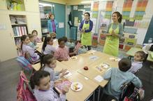 Tones de fruita per a les escoles