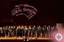 La Coral Shalom clou la commemoració del seu 50è aniversari amb un concert multitudinari a l'Auditori Enric Granados