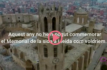 ⏯️ Memorial d'Antisida Lleida en record de les víctimes de la malaltia