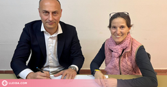 Acord de col·laboració entre el Lleida Handbol Club i Cafès Pont per al Programa Meraki