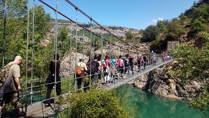 Alerta per un nou col·lapse al congost de Mont-rebei