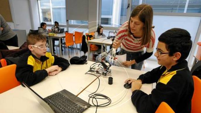 Estudiants aprenents de científics