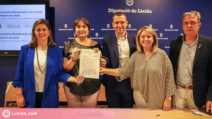 ⏯️ Acord a quatre a la Diputació de Lleida