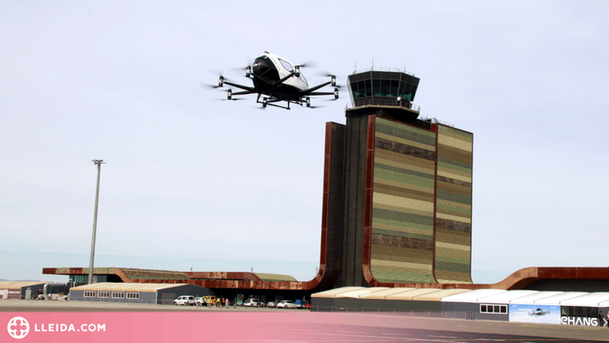 ⏯️ L'empresa xinesa EHang inaugura a l'aeroport de Lleida-Alguaire la primera base de vehicles aeris autònoms d'Europa