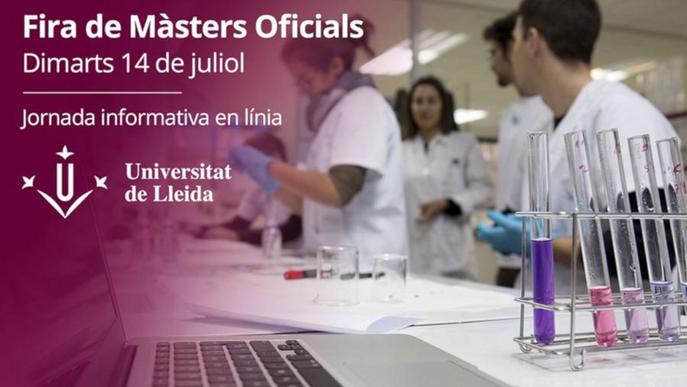 Jornada informativa en línia de màsters oficials de la UdL