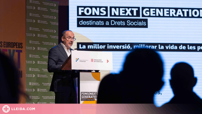 El Govern destina 25,9 M€ del fons Next Generation per finançar 67 projectes socials a Ponent