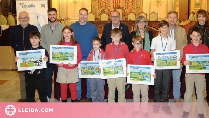 El Concurs Digital Infantil d’Aqualia premia set nens i nenes de Lleida