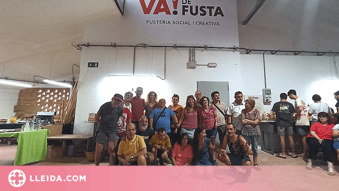 Va!defusta, la fusteria social i creativa de l’Associació Alba a Agramunt