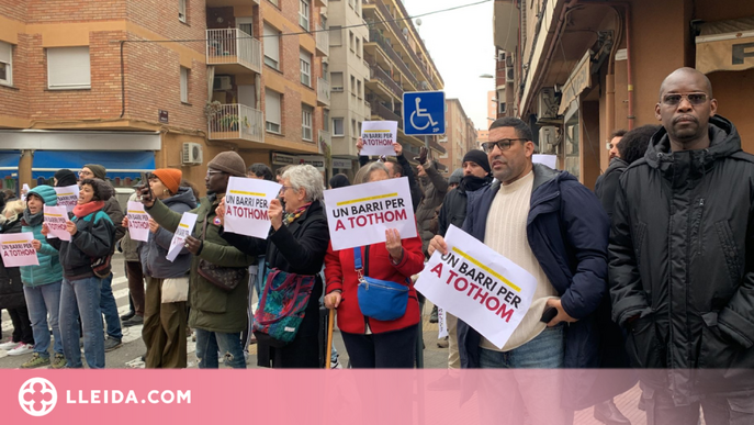 Concentracions a Lleida a favor i en contra del futur oratori musulmà del barri de Cappont