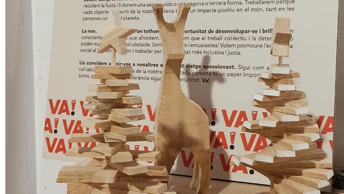 Va!defusta, la fusteria social i creativa de l’Associació Alba a Agramunt