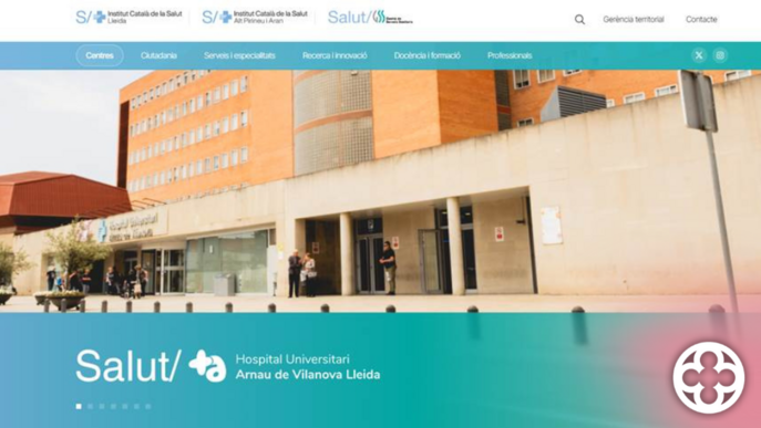 Els centres sanitaris ICS-GSS de Lleida i el Pirineu renoven la seva pàgina web