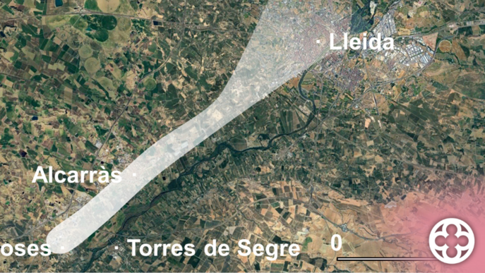 El Meteocat confirma l'esclafit que va provocar desperfectes al Segrià el 6 de juliol