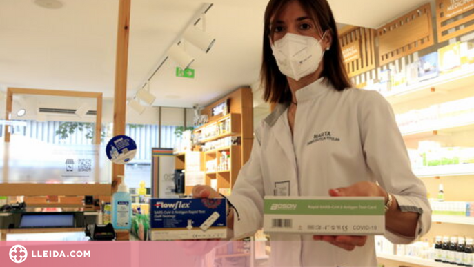 ⏯️ Les farmàcies preveuen una demanda "alta" de tests a partir d'aquest dijous