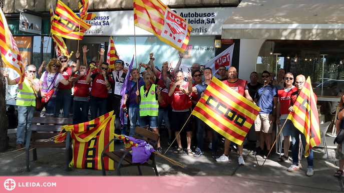 La plantilla d'Autobusos de Lleida rebutja l'arbitratge sol·licitat per l'empresa