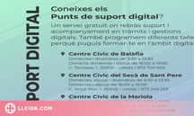 Nous tallers digitals als Punts de suport dels centres cívics de Lleida