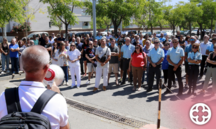 Un centenar de persones protesten a Lleida contra les agressions als treballadors de presons