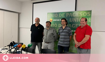 Unió de Pagesos convoca mobilitzacions exigint respostes a la situació i la gestió de l'aigua